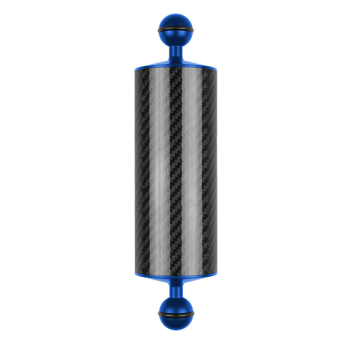 BGNing 2PCS Carbon Fiber Float Buoyancy Aquatic Arm Dual Ball Floating Arm Extend Bracket D60MM Camera Underwater Diving Tray for Gopro Camera