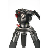 FEICHAO Extendable 4 Section Traveler Camera Tripod Stabilizer GT Carbon Fiber Portable With Gimbal For Photography