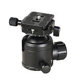 FEICHAO Tripod Low Center of Gravity Double Knob Gimbal Panoramic Aluminum Alloy Gimbal Ball 44mm 52mm ​for Camera Photography Gimbal