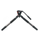 FEICHAO Camera Tripod Stable Support for Photography Shooting GT Carbon Fiber Tripod 4 Section Tripod Maximum Tube Diameter 36mm