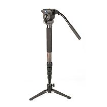 FEICHAO Professional 101mm Camera Stabilizer Tripod Gimbal Portable for Camera Hydraulic PTZ three tripod Photography