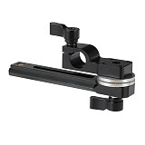 BGNing Rail Tube Clamp 15mm Tube Clamp with M6 Screw Mount For SLR Camera