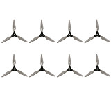 8pcs Foxeer Fold Series 5.1  Folding Propellers Smooth DIY FPV Prop Compatible POPO Shock-resistant for FPV Racing RC Drone
