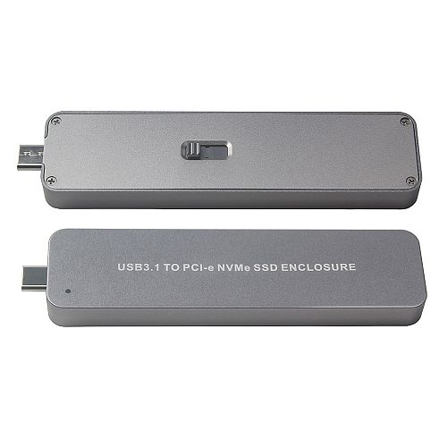 XT-XINTE M.2 SSD Enclosure for PCI-E NVME Retractable Type-C Mobile Drive USB 3.1m2 m-key USB 2242/2260/2280 HDD Enclosure Hard Drive Desktop Case Laptop Accessories