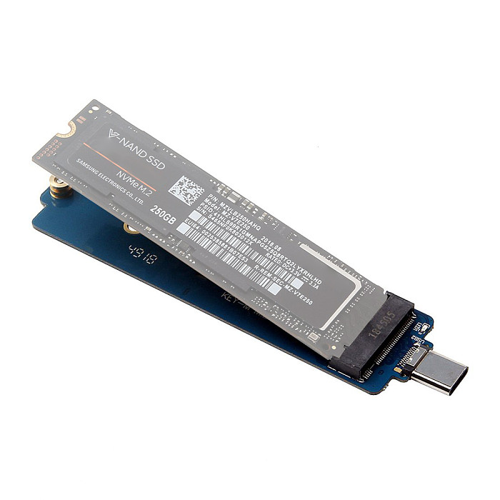 XT-XINTE M.2 SSD Enclosure for PCI-E NVME Retractable Type-C Mobile Drive USB 3.1m2 m-key USB 2242/2260/2280 HDD Enclosure Hard Drive Desktop Case Laptop Accessories