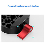 FEICHAO Quick Release Plate Adapter for Camera with 3/8 Mounting Screw for DJI Ronin MX DSLR Camera Photo Studio Stabilizer Kit