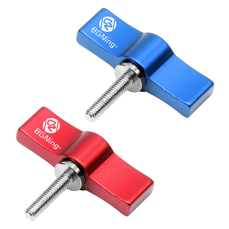 BGNing M4 M5 1/4inch Aluminum alloy Single/Double Wing 17mm Stainless Steel 304 Hand Screw For GoPro7/8/MAX GoPro Full Series/DJI/SLR Camera