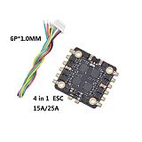 FEICHAO EM15A EM25A 20x20mm 15A/25A BLheli_S 2-4S 4in1 DShot600 Brushless ESC for RC Drone FPV Racing Quadcopter Multicopter