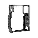 BGNing Camera Cage for Panasonic Lumix DC-S1 /S1R Cage With Cold Shoe and Nato Rail For S1/S1R Video Shooting Cage -2345