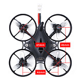 IFlight Alpha A65 40mm FPV Racing Drone SucceX F4 1S 5A AIO XING 0802 FPV Micro Motor with 800TVL 150° Cam BNF VTX RC Quadcopter