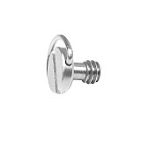 BGNing Stainless Steel Hand Screw Inch 1/4*9 Quick-install Screws C type Handle for Camera Cage SLR Camera / GoPro / DJI Sports Cameras