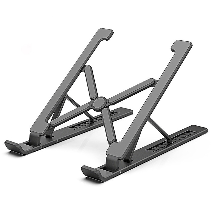 XT-XINTE Laptop Holder for MacBook Air Pro Notebook Foldable Aluminium Alloy Laptop Stand Bracket Laptop Holder for MacBook PC Notebook