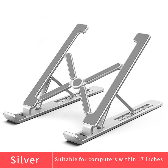 XT-XINTE Laptop Holder for MacBook Air Pro Notebook Foldable Aluminium Alloy Laptop Stand Bracket Laptop Holder for MacBook PC Notebook