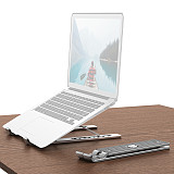 XT-XINTE Laptop Holder for MacBook Air Pro Notebook Foldable Aluminium Alloy Laptop Stand Bracket Laptop Holder for MacBook PC Notebook