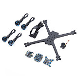 iFlight TurboBee 160RS Airframe RC Hexacopter Drone Kit DIY Build Kit with SucceX Micro F4 F1.5 Flight Controller Caddx.us Turbo Eos V2 FPV Cam for Beginners (No Battery and Remote Controller)