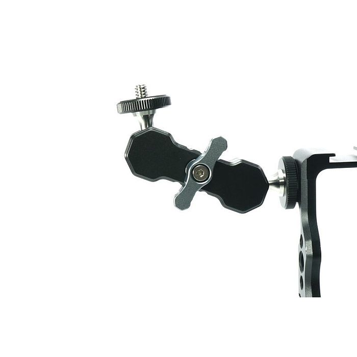 BGNing Metal Multi-Function Dual Ball Head Magic Arm Mount Adapter with 1/4'' Screw for DSLR Camera Monitors Microphone 5KG Load