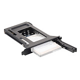XT-XINTE Single Bay 2.5 inch hard Drive Mobile Rack hard Drive Shockproof for 2.5  SATA3 6G HDD/SSD Connector Enclosure PCI Mounting