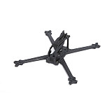 iFlight TurboBee 160RS 165mm DIY FPV RC Drone Carbon Fiber Frame Kit with 3D Print 14mm Camera Canopy for DIY Racing Quadcopter Support 1404 Brushless Motor