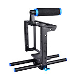 BGNing Universal Camera Cage for Canon for Sony for Nikon for Panasonic DSLR Support Mount Photography Rig Rail Rod Follow Focus System