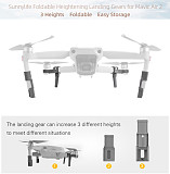 Sunnylife Extended Landing Gear For DJI Mavic Air 2 Heightening Foldable Support Leg Protector Drone Accessories
