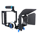 Feichao Universal Camera Cage for Canon for Sony for Nikon for Panasonic DSLR Support Mount Photography Rig Rail Rod Follow Focus System