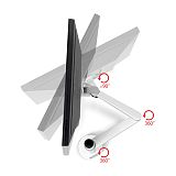 XT-XINTE Aluminum Alloy Height Adjustable Portable Bracket For 10-15 inch laptop 2-in-1 Notebook Monitor Desktop computer