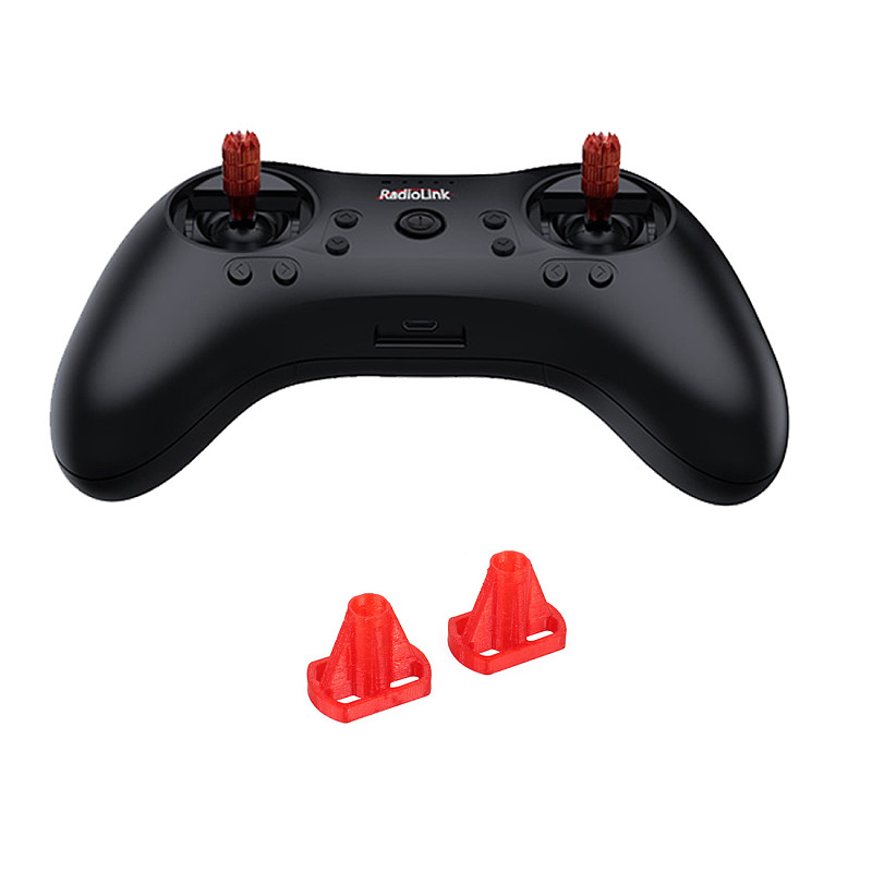 RadioLink 8 Channels Mini Handle Remote Control 1200KHz Supported Receiver R8EF,R8FM,R7FG,R7F,R6FG,R6F With 3D Printing TPU Protect Remote Control Rocker