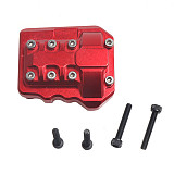 FEICHAO Metal Upgrades Differential Case Cover Straight Rear Cover Front and Rear Universal ForTraxxas TRX-4 Climbing Car