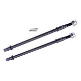FEICHAO 2pcs Hard Steel Front/Rear Axle CVD Drive Shaft Dogbone For 1/10 Rc Crawler Axial Scx10