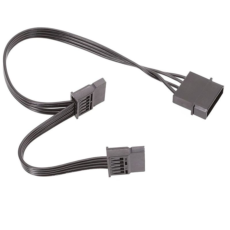 XT-XINTE 4pin IDE 1 to 4 SATA Hard Drive Power Supply Splitter Cable Cord for DIY PC Sever 4-pin to SATA Power Adapter Converter Cable