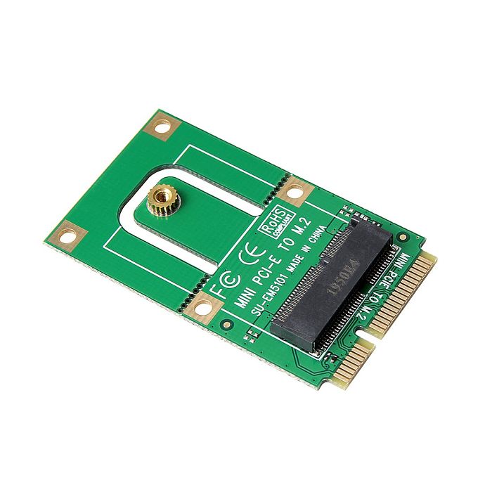 XT-XINTE Mini PCI-E to M.2 Adapter Converter Expansion Card M.2 NGFF Key E Interface For M.2 Wireless Bluetooth WiFi Module for Laptop PC
