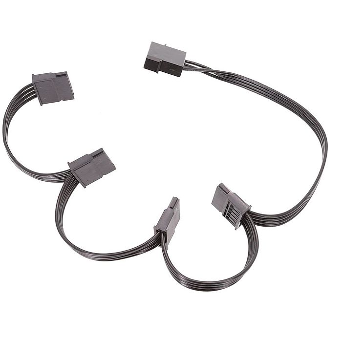 XT-XINTE 4pin IDE 1 to 4 SATA Hard Drive Power Supply Splitter Cable Cord for DIY PC Sever 4-pin to SATA Power Adapter Converter Cable