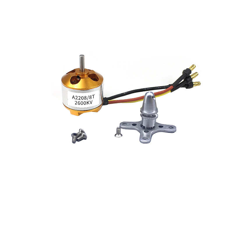 Feichao A2208 2208 Brushless Motor 1100KV 1400KV 1800KV 2600KV For RC Aircraft Multicopter Vehicle Model Glider Plane Drone