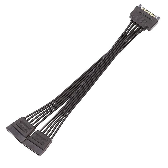 XT-XINTE 20CM/30CM SATA 15Pin Male to Female Power Extension Cable HDD SSD Power Supply Cable SATA Power Cable for PC