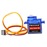 FEICHAO 4PCS FEICHAO Classic Servos 9g SG90 MG90S For RC Planes Fixed Wing Aircraft Model Telecontrol Aircraft Parts Toy Motors