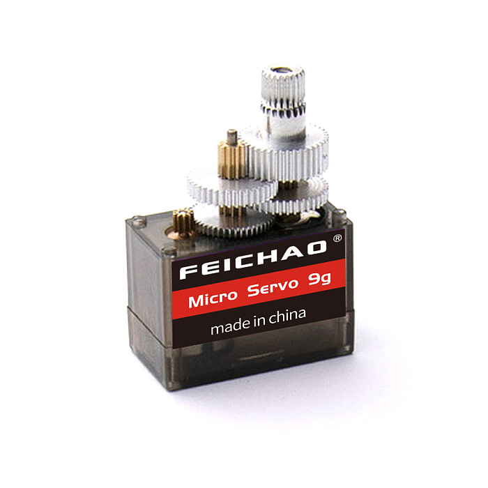 FEICHAO 4PCS FEICHAO Classic Servos 9g SG90 MG90S For RC Planes Fixed Wing Aircraft Model Telecontrol Aircraft Parts Toy Motors