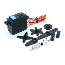 JX PS-5509MG Metal Gear 120°55g/9kg 50Hz Steering Gear Large Torque Servo For RC Helicopter Drone Robot Tank Car Parts 