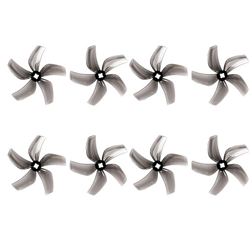 GEMFAN 2Pairs D76 5mm/1.5mm 5-Blade 3 Holes Prop for 1408-1606 Motor DIY Drone