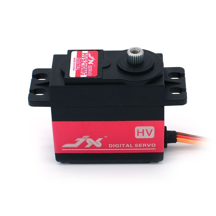  JX PDI-HV6210MG 11kg High Pressure Large Torque Metal Gear Digital Steering Gear Servo For RC Helicopter Drone Tank Car Robot Accessories