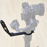 FEICHAO Aluminum Alloy Handle Sling Grip Neck Ring Mounting Extension Arm Stabilizer Handle Bracket For DJI RoninS Zhiyun Crane2 SLR Cameras