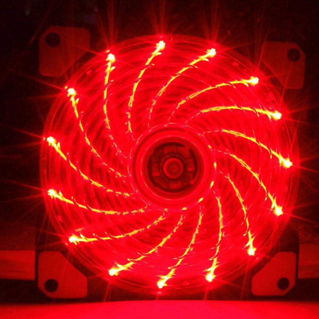XT-XINTE 120mm Computer PC Case Fan LED Ultra Silent 15/33 LEDs 12V CPU ...