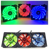 XT-XINTE Colorful 90mm fan Cooler Computer Fan LED Ultra Silent Computer PC Case Fan 12V 3 Pin Cooling Fans