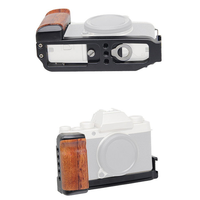 FEICHAO SLR Quick Release L shaped Plate Holder Hand Grip Tripod Bracket for Fujifilm X-T200 XT200 Camera QR Board for FUJI X-100V X100V