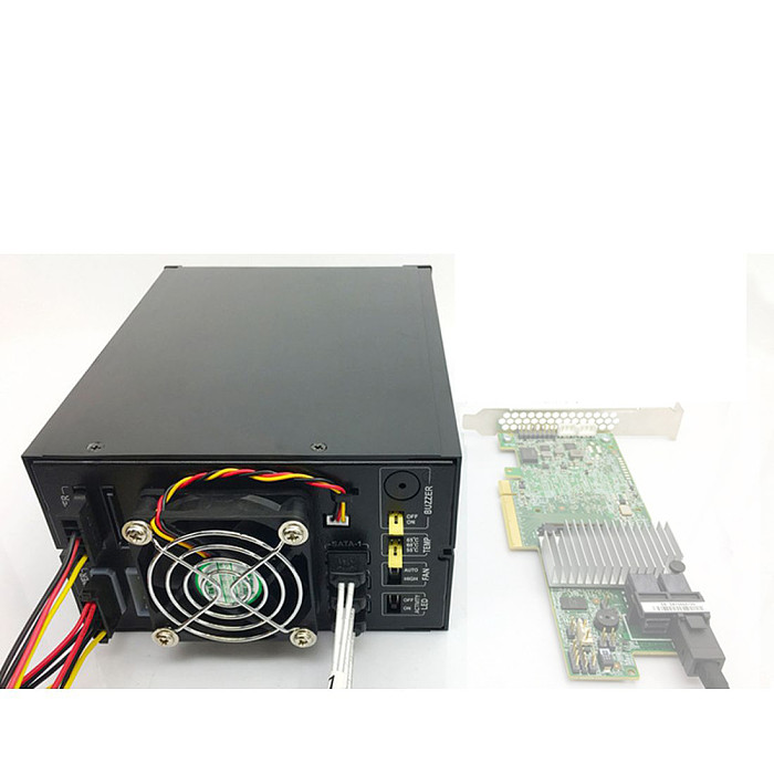 TOOLFREE 3.5 inch 3/4/5-bay 6G 12G SATA/SAS 6Gbps Hard Drive Tray Hard Disk Enclosure Extraction Box For Desktop Computer