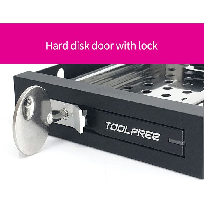 TOOLFREE 2.5 inch Floppy Disk Drive Tray Single/Double Bay Disk Drive SATA 6Gbps HDD/SSD Hard Disk Enclosure Extraction Box