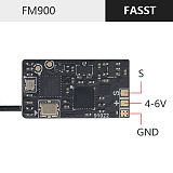 FEICHAO FM900 2.4G FASST RSSI SBUS Micro Receiver for Futaba T8FG T14SG T16SZ T18SZ T18MZ Radio Transmitter 3inch FPV Drones