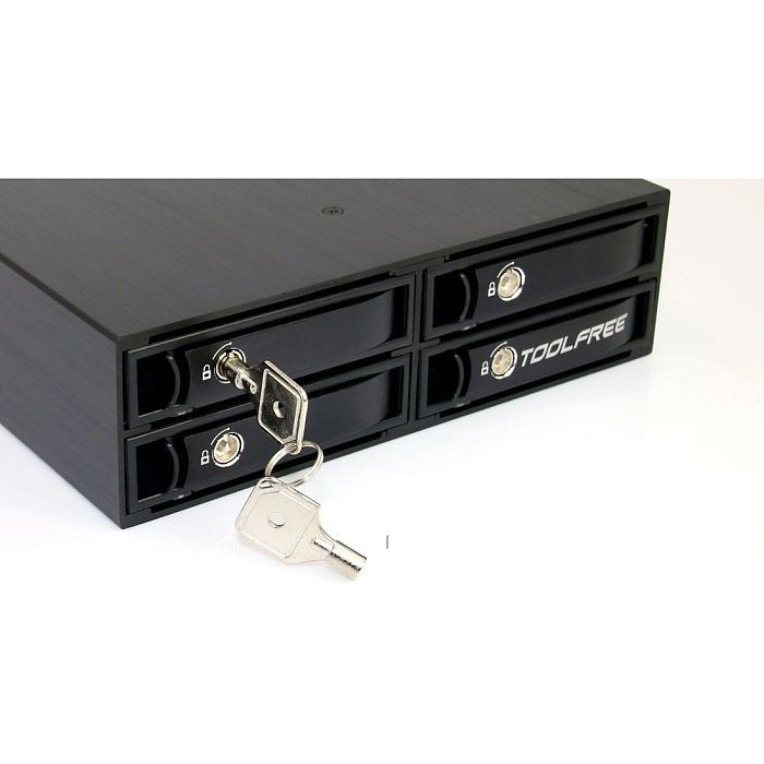 TOOLFREE 2.5 inch 4-bay 6G 12G SATA Ⅲ 6Gbps/MiniSAS SFF-8643 Optical Drive Hard Drive Extraction External Box For PC Laptop Computer