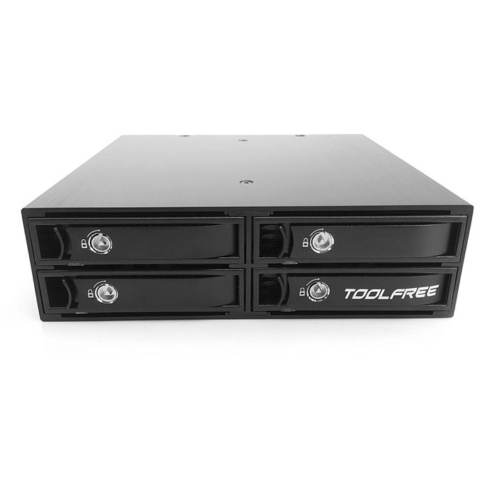 TOOLFREE 2.5 inch 4-bay 6G 12G SATA Ⅲ 6Gbps/MiniSAS SFF-8643 Optical Drive Hard Drive Extraction External Box For PC Laptop Computer