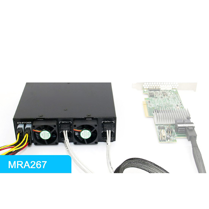 TOOLFREE 2.5 inch 4-bay 6G 12G SATA Ⅲ 6Gbps/MiniSAS SFF-8643 Optical Drive Hard Drive Extraction External Box For PC Laptop Computer