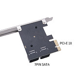 XT-XINTE PCIE to SATA Card PCI-E Adapter PCI Express to SATA3.0 Expansion Card 4Port SATA3 for SSD HDD IPFS Mining Marvell 88SE9215 chip